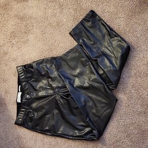 Abercrombie vegan leather pants